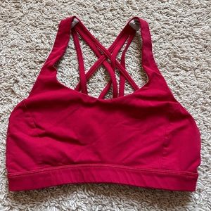 Red lulu top